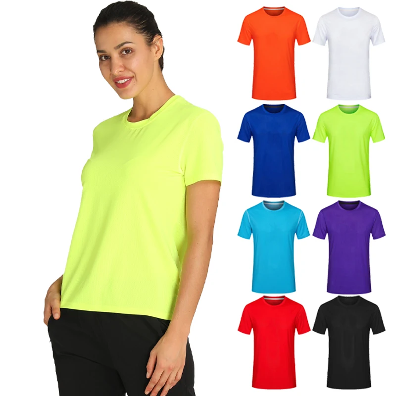 

Yoga Short Sleeve Compression Women Loose Workout Tee Mesh Running Fitness Top Summer Breathable Lady Training Shirts