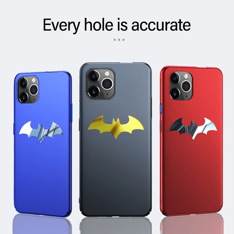 

Ultra-thin Metal Bat Matte PC Phone Case For iPhone 12 Mini 11 Pro Max SE XSmax XR XS X 8 7 6 Plus Magnetic Protection Cover