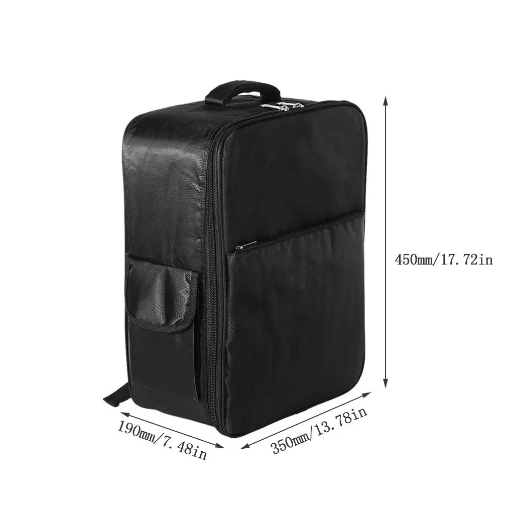 

Functional Backpack Rucksack Durable Shoulder Bag Black Carrying Case For Phantom 3 Plane Professional