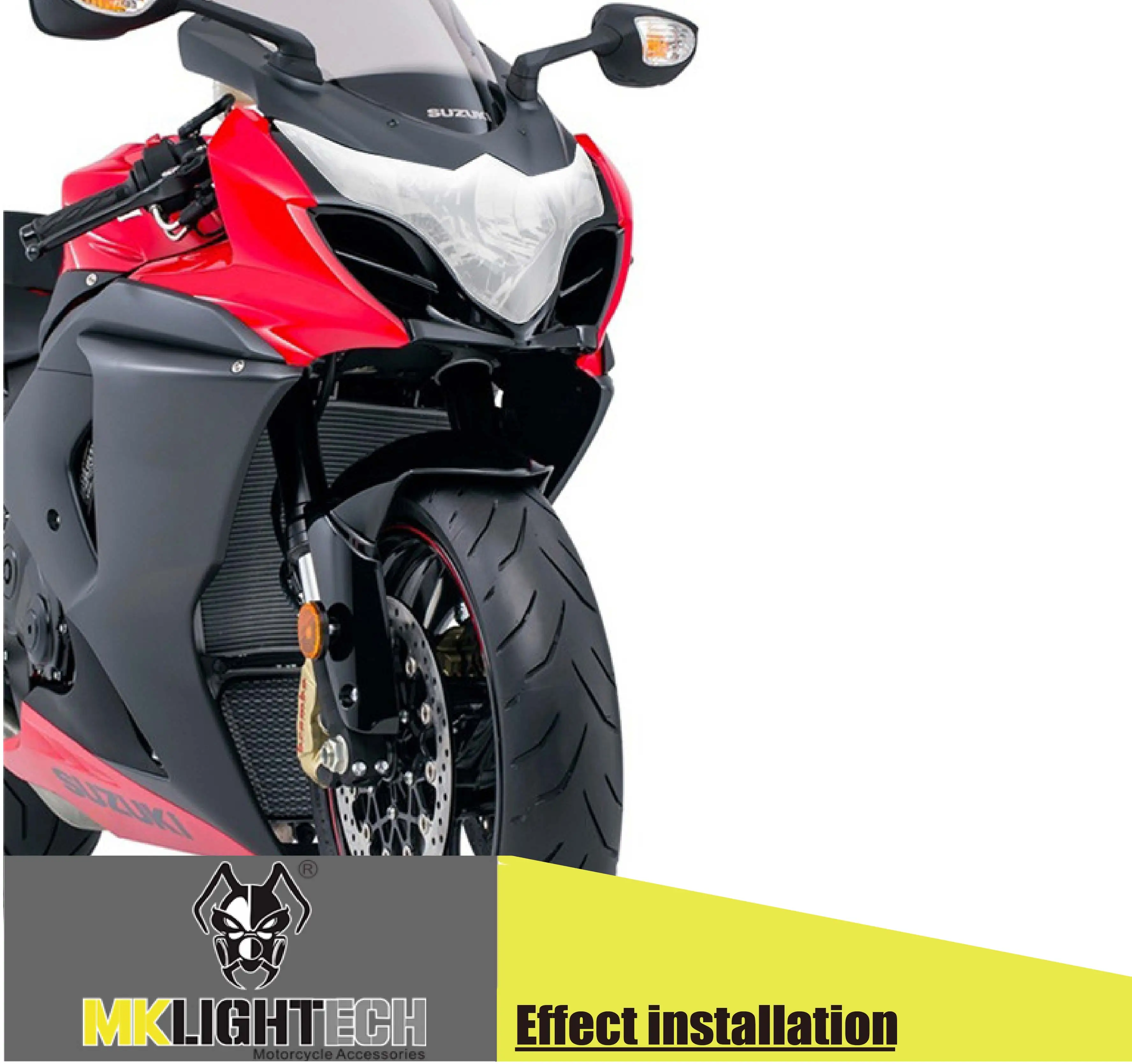 

MKL IGHTECH FOR SUZUKI GSX-R1000 2009-2016 Headlight protector Car light protector Headlight protector