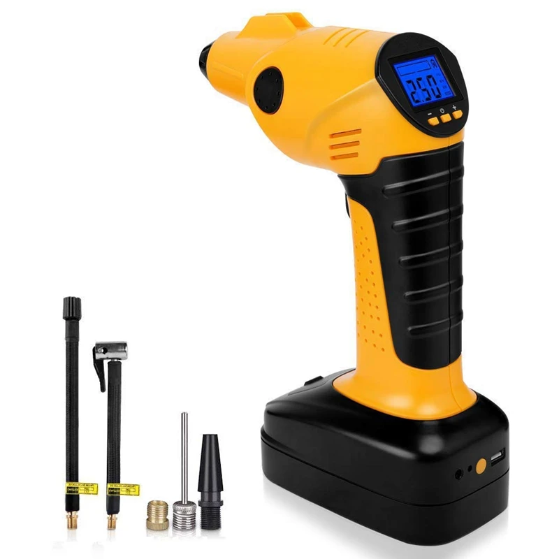 Портативный воздушный компрессор беспроводные шин с цифровым Дисплей