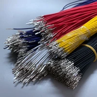 50pcs 55575559 mx 3 0mm pitch single end female pin crimp with cables for male housing 22awg 2030cm multi color terminal wire