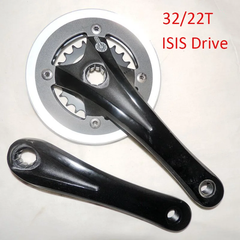 10 Протектор ISIS Drive 32 / 22T 170 мм MTB DH Велосипед Crankset Сплав Алюминий Dirt Jump XC Колеса для горной цепи