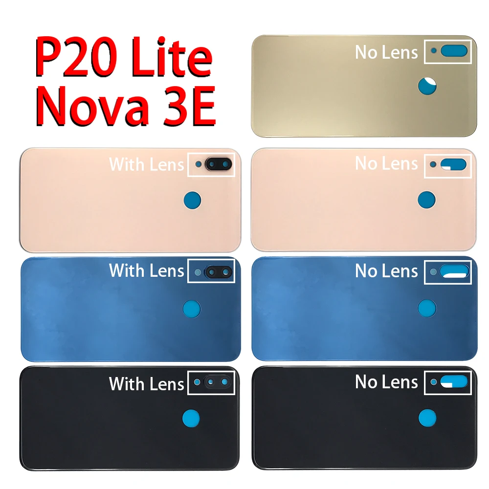 Новинка для Huawei P20 Lite задняя крышка корпус батарейного отсека чехол Nova 3e со