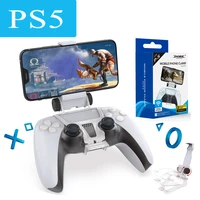 For PS5 Playstation Gamepad Controller Smart Phone Cellphone Mount holder Support Clamp Clip Stand Phone Game Accessories