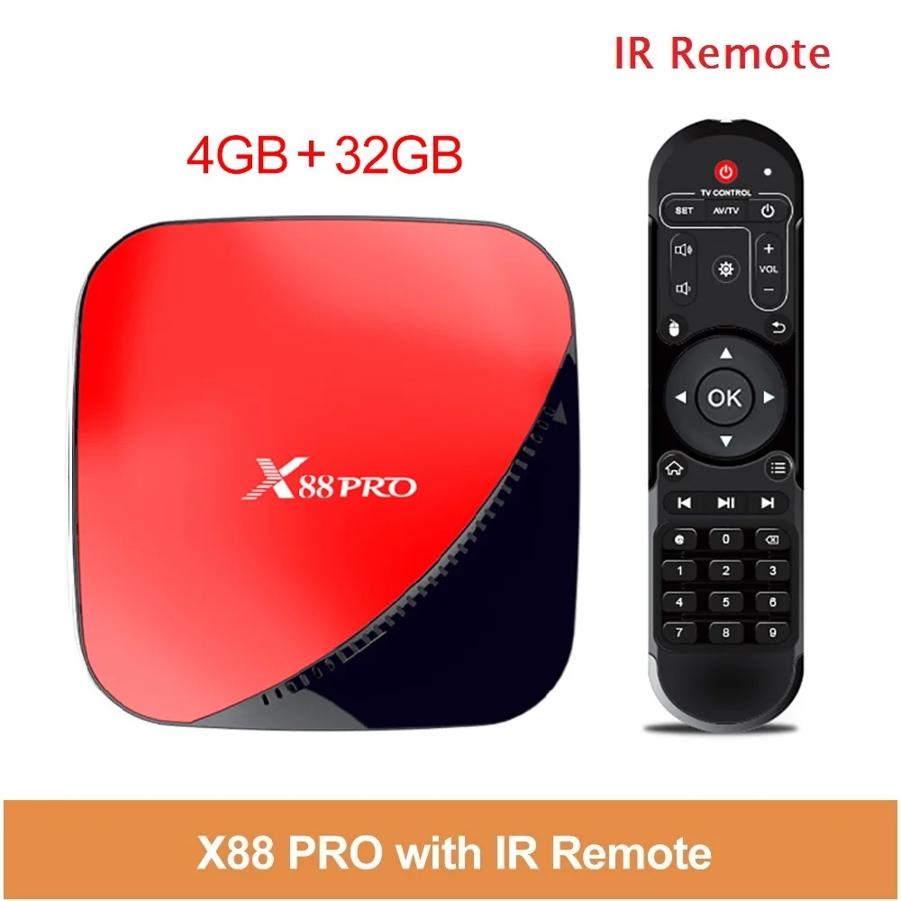 X88 pro Android 9,0 Smart tv Box 4 Гб ram 64 Гб ROMA 128 Гб Rockchip RK3318 5G Wifi 4K HD телеприставка медиа-проигрыватель google YouTube - Цвет: 4GB32GB