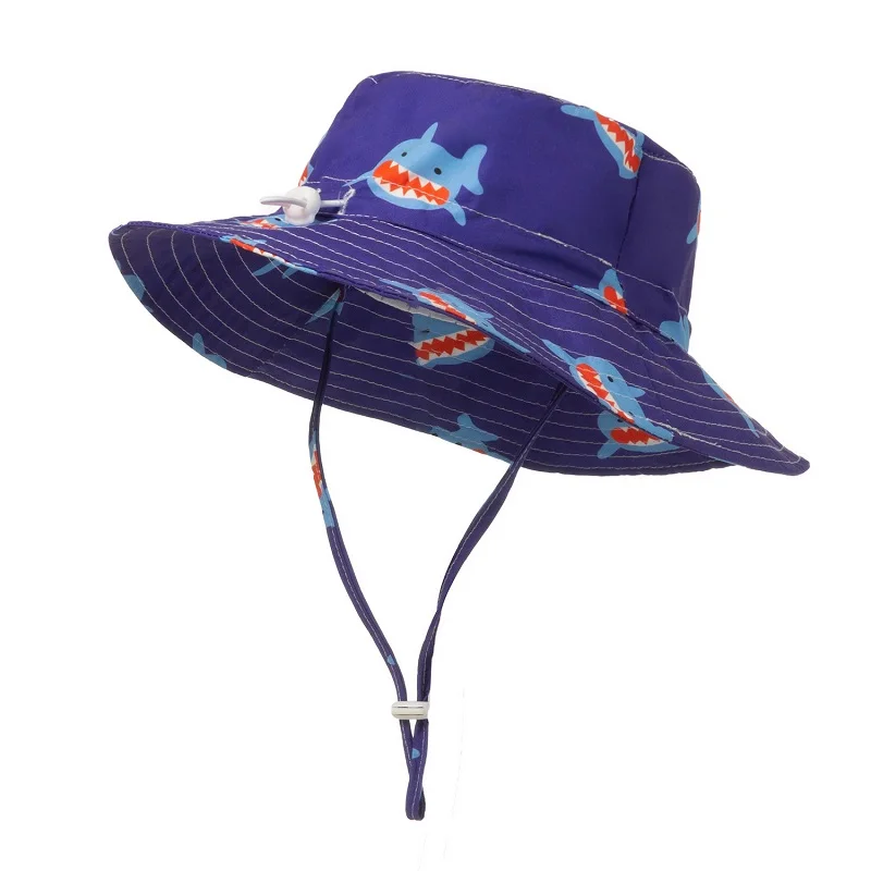 

Summer Children Boy Girl Sharp Crab Printing Sun Hats Kids Baby Sea Caps Bonnet