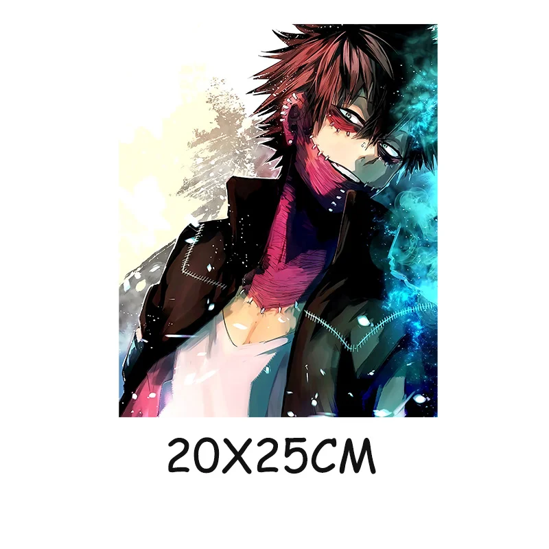 Нашивки для одежды из атаки на Титанов Levi Ackerman Большие зеркальные виниловые