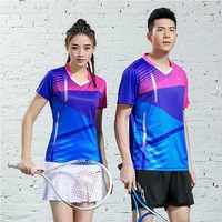 new womenmen badminton t shirtshorts suittennis shirt manwomen ping pong jerseys quick dry tennis t shirt train clothes set