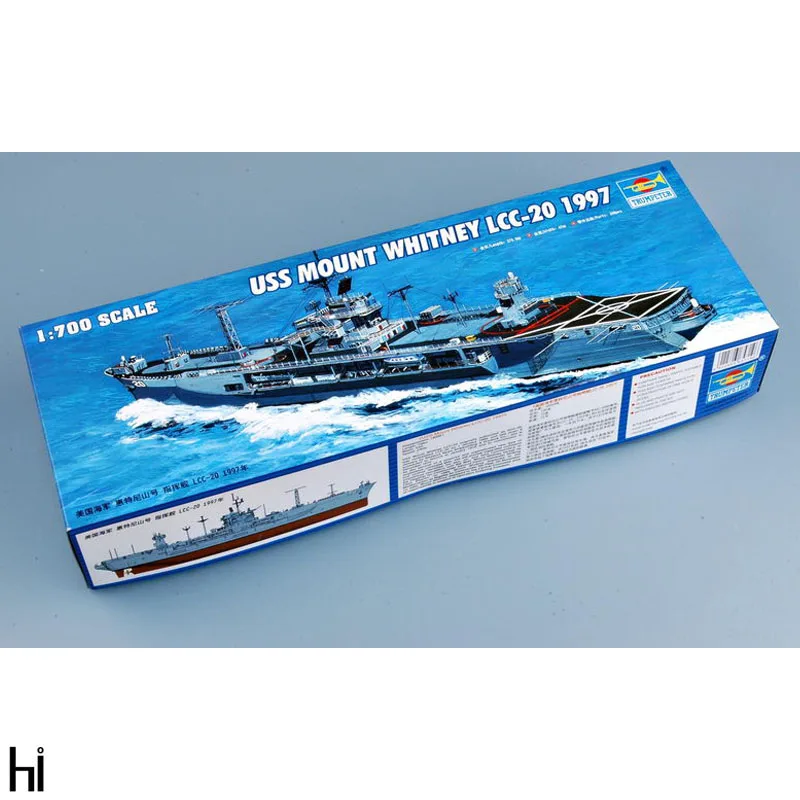 Трубач 05719 1/700 USS Mount Whitney LCC 20 1997 командный корабль Военная игрушка хобби сборки