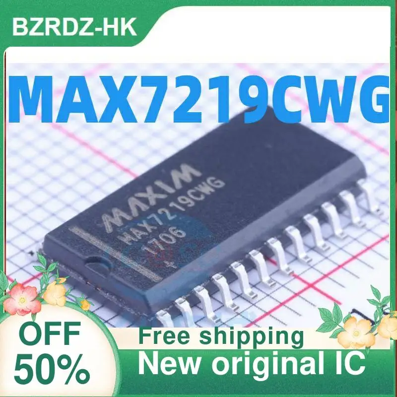 

2-5 шт./лот MAX7219 MAX7219CWG MAX7219EWG SOP24, новая Оригинальная ИС