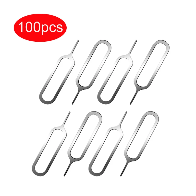 Инструмент для извлечения SIM-карты Phone Metal SIM Card Tray Needle для iPhone iPad Samsung Huawei Xiaomi Original Universal New Removal Eject Pin Key Repair Tool.