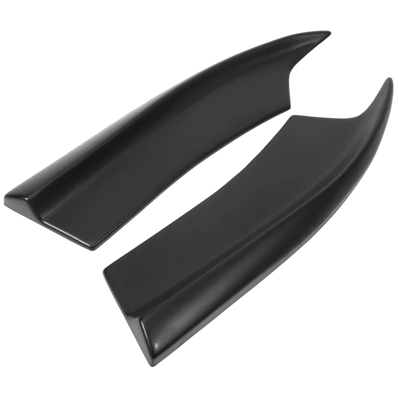 2Pcs Rear Bumper Lip Splitter Winglet Apron for 2015-2019 Dodge Charger Srt Black |