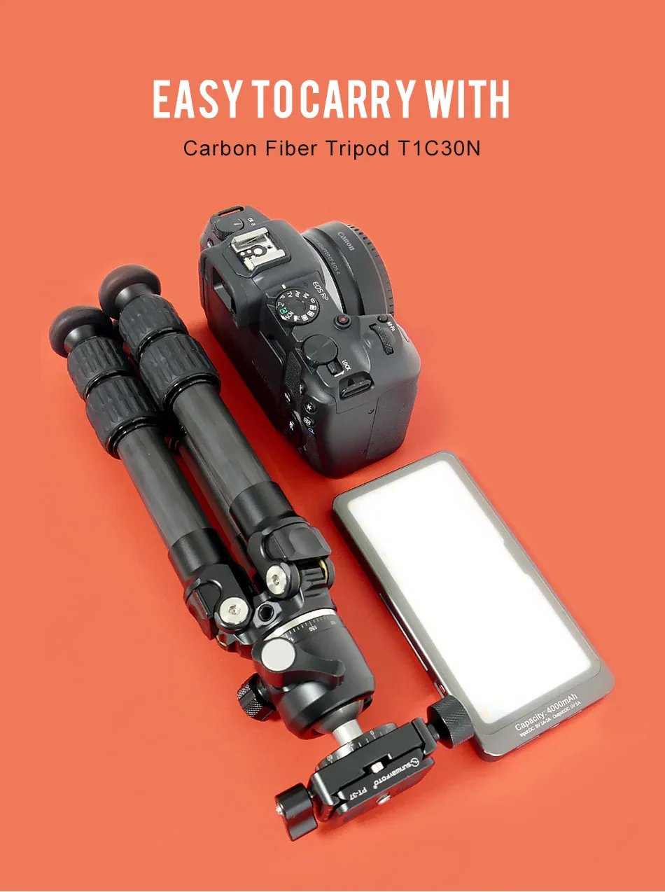 SUNWAYFOTO T1C30N светильник маленький мини карбоновый Dslr штатив для камеры Профессиональный карбоновый штатив для телефона Аксессуары для камеры видео