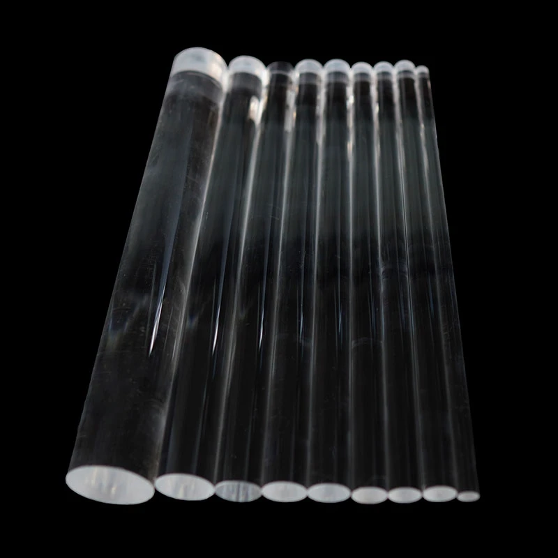 

12mm to 20mm Quartz Bar High Purity Silica Quartz Rod For Smelting,Casting ,Scientific research DIY accessories