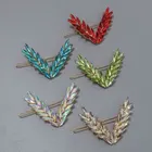 Модная заколка для волос, металлическая Геометрическая повязка для волос из сплава, круглая заколка для волос, держатель для девочек, женские аксессуары для волос