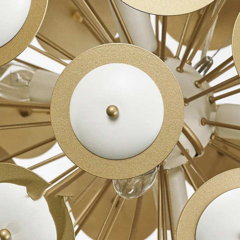 Креативный подвесной светильник Лофт современный золотой скандинавский для