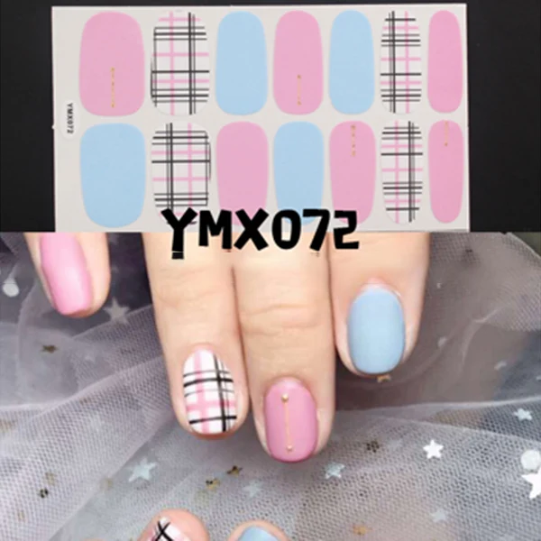 Мгновенный стикер для дизайна ногтей пленка фольга сделай сам маникюрный декор