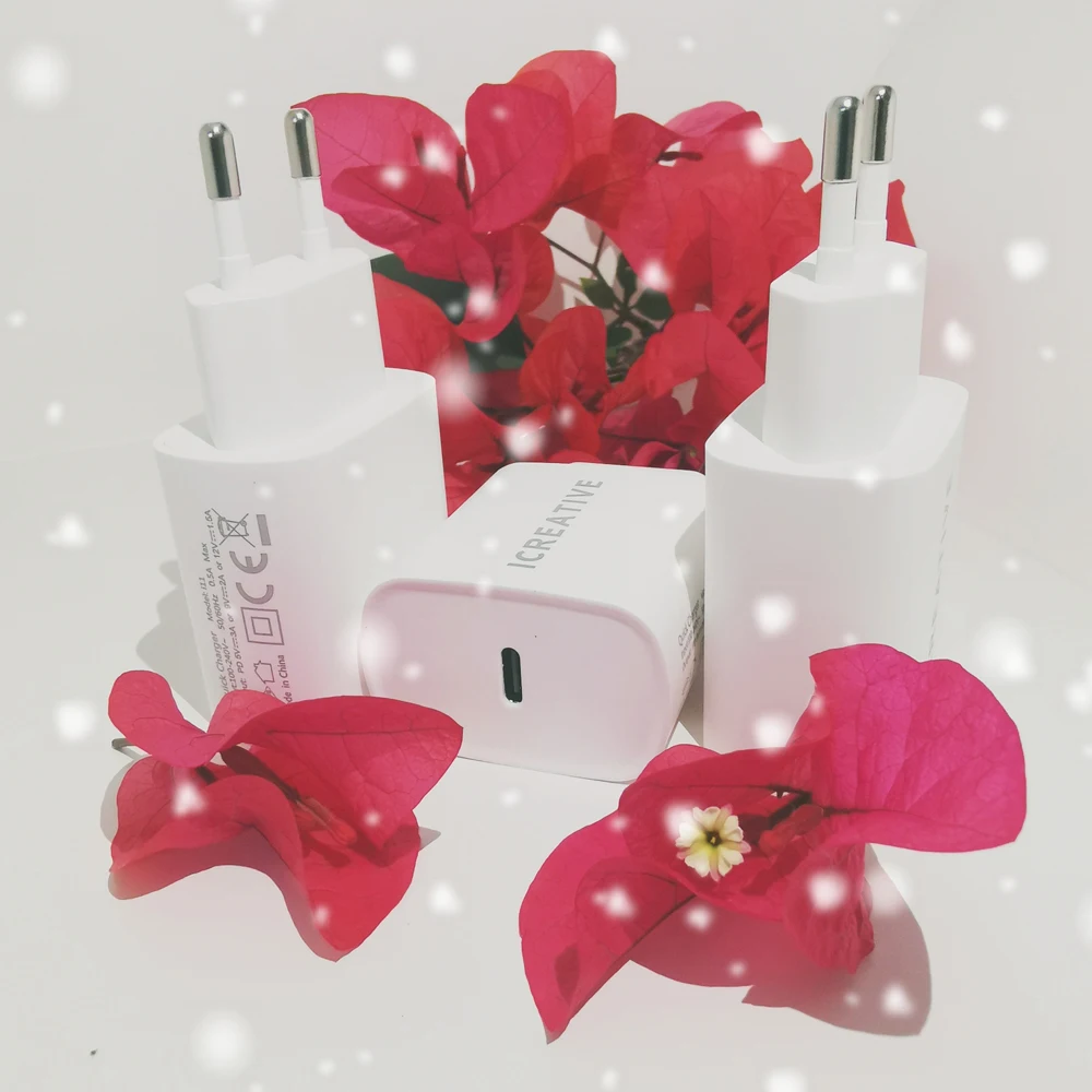 Мини USB зарядное устройство 18 Вт Quick Charge PD3.0 мобильный телефон быстрой зарядки Type C