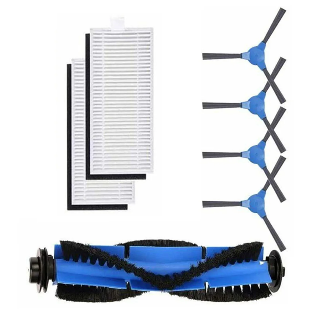 

7pcs For Bagotte BG600 BG700 BG800 Robotic Vacuum Cleaner Replacement Kit Side Brushes+Filters+rolling Brush