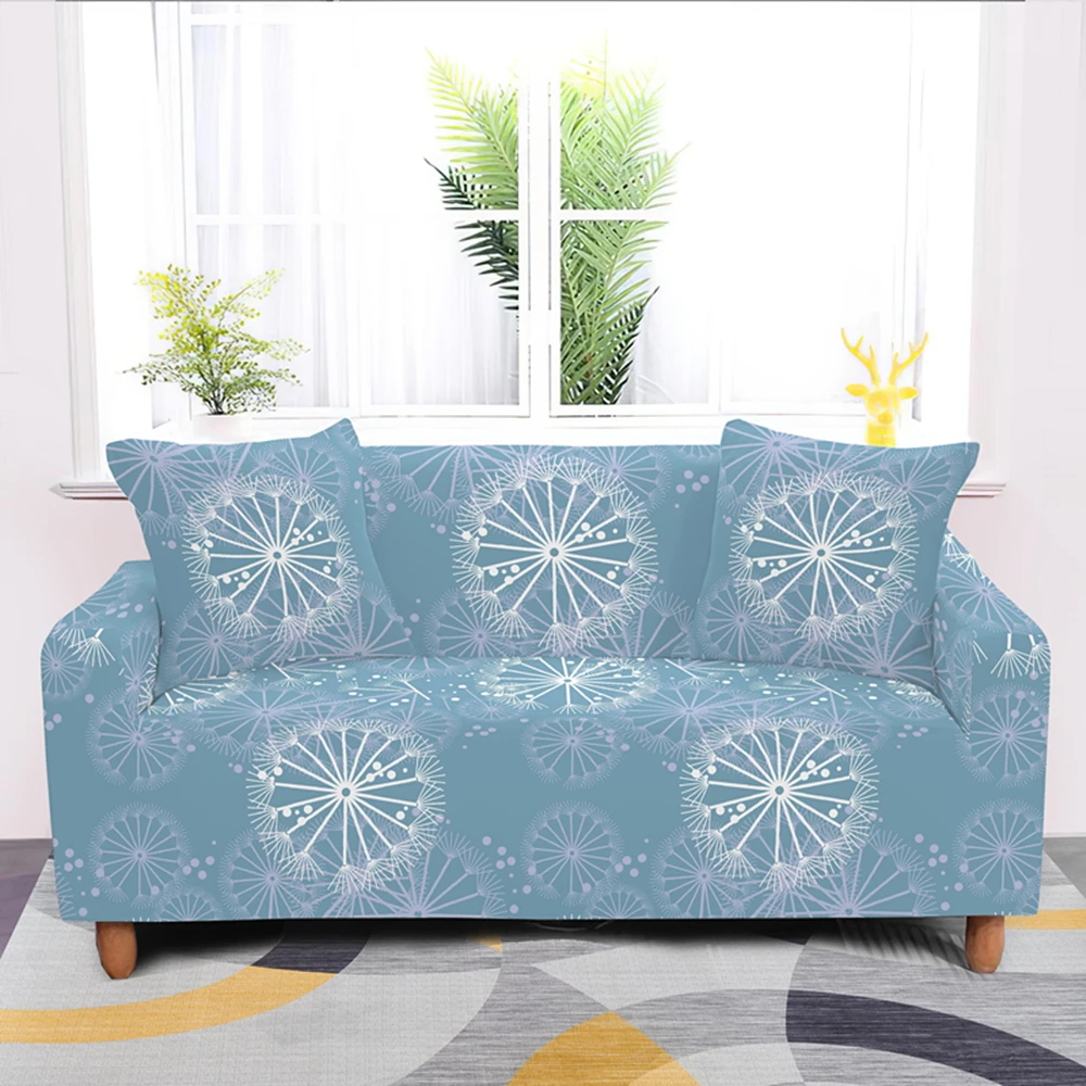 

Dandelion Stretch Sofa Cover Slipcovers Elastic All-inclusive Couch Case for Different Shape Sofas Cases Loveseat Chair L-Style