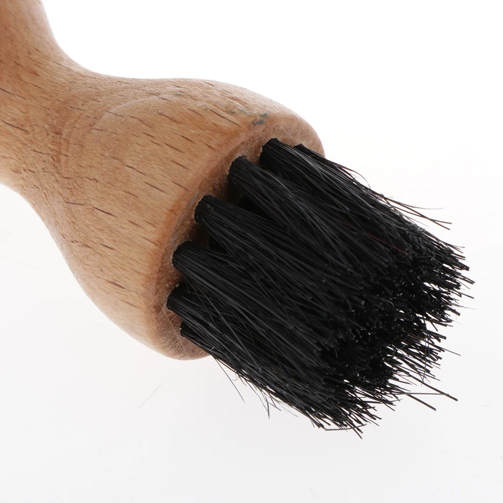 Натуральная щетка для полировки волос свиньи аппликатор обуви и ботинок с