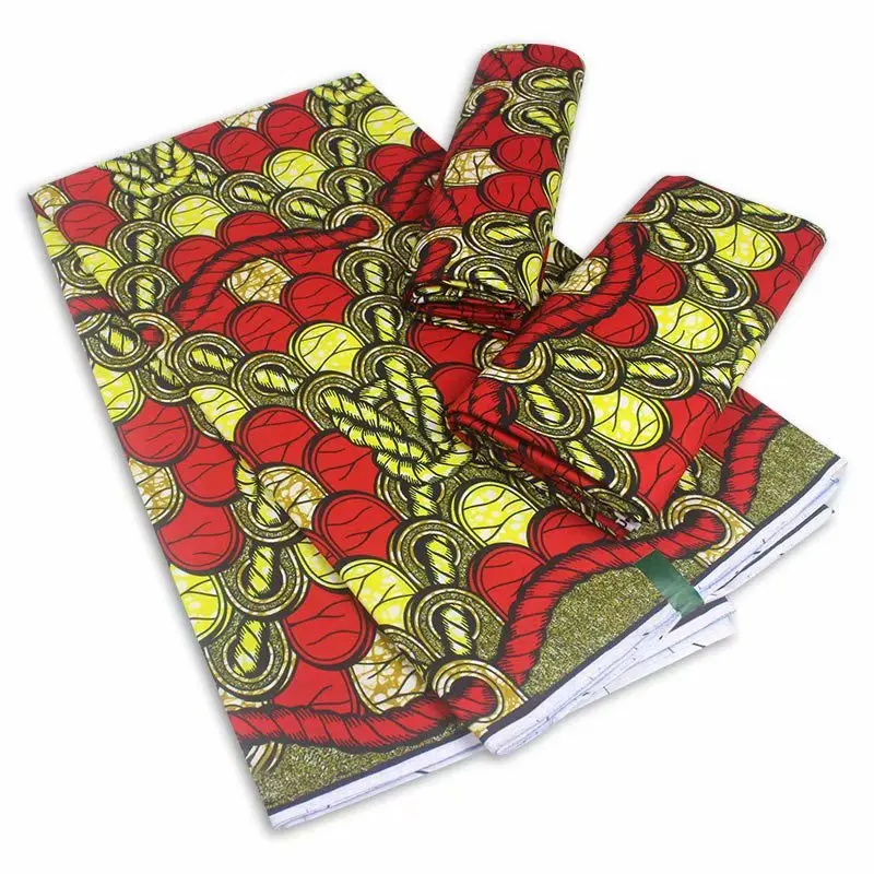

Ankara Wax Fabric High Quality African Wax Print Fabric 100% Cotton Soft African Guaranteed Veritable Real Wax for Dress VL-77
