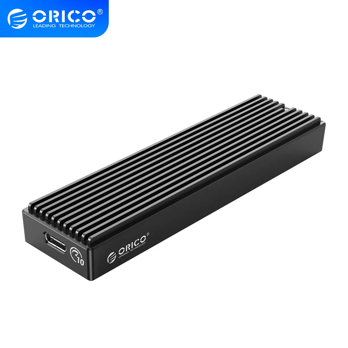

ORICO LSDT M.2 NVME Enclosure USB C Gen2 10Gbps PCIe SSD Case M2 SATA NGFF 5Gbps SSD Case Tool Free For 2230/2242/2260/2280 SSD