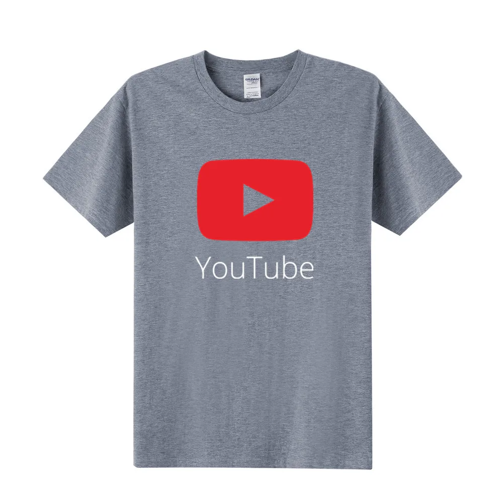 Мужская футболка для Youtube 2016 летняя Стильная хлопковая Футболка видео футболки