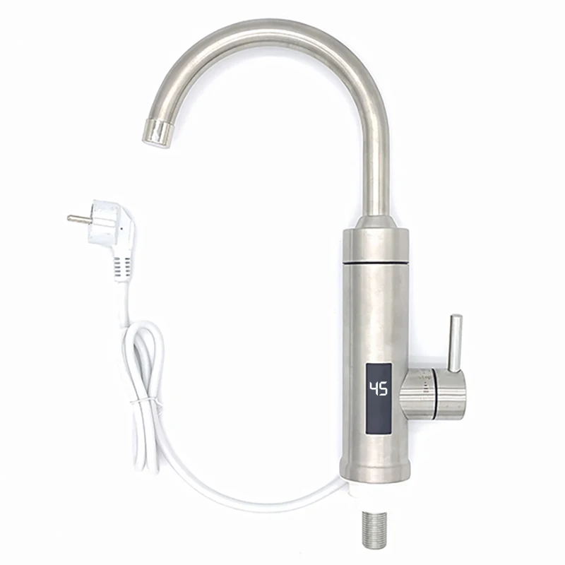 Электрический водонагреватель из нержавеющей стали для ванной и кухни