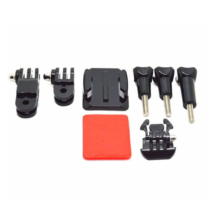 Helmet Curved Adhesive Side Mount Accessories for go pro hero 4s/4/3+3/2/1 SJ4000 xiaoyi Camera FKU66 | Электроника