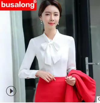 white blouse Осенний Fmasuth элегантный костюм с рюшами для офиса, костюм с юбкой, Осенний блейзер с длинными рукавами, куртка+ юбка, 2 предмета, Женский костюм с юбкой для работы - Цвет: white blouse