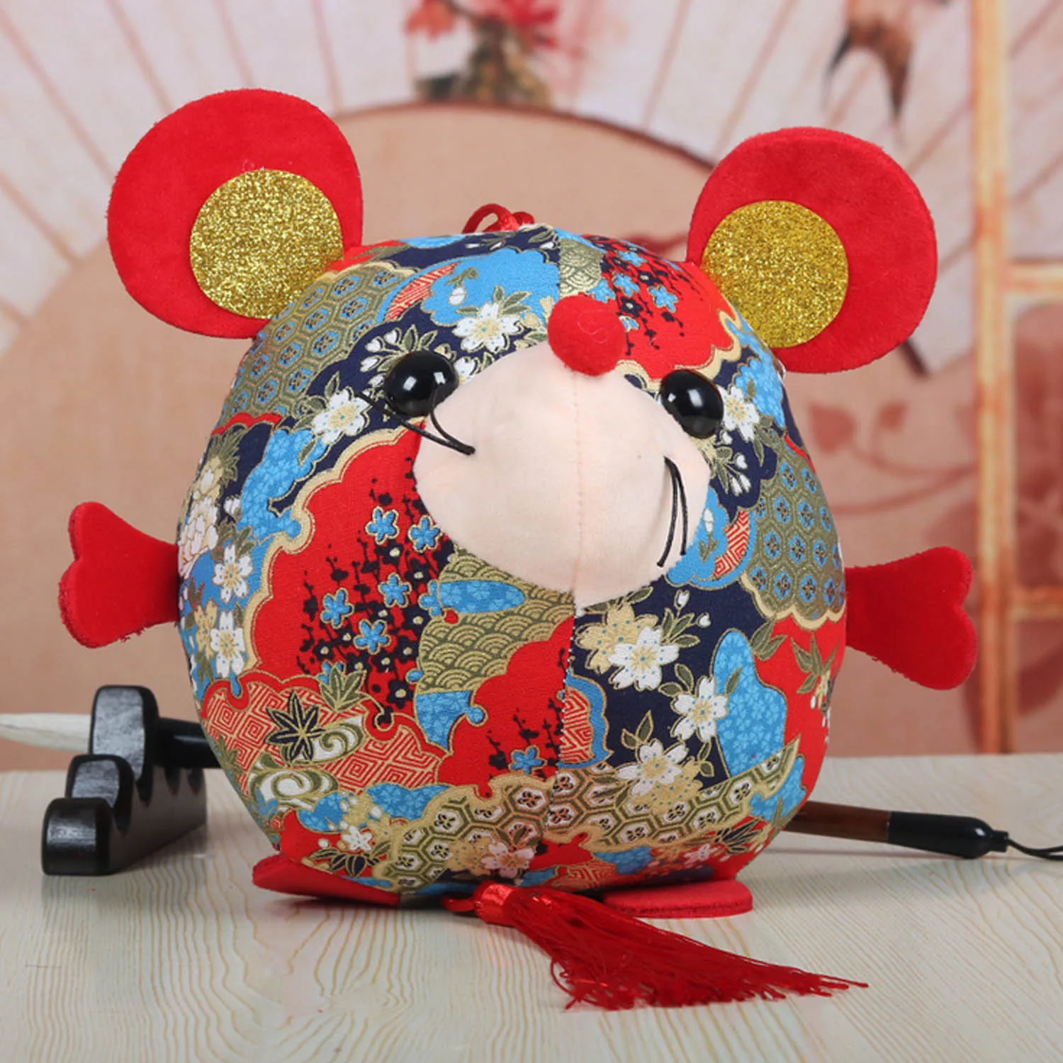 Behogar 2020 китайский Новый год лунный крыса плюшевые игрушки куклы Подвесной