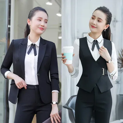 Новый отель профессиональный костюм жилет юбка КТВ официант Рабочая Униформа