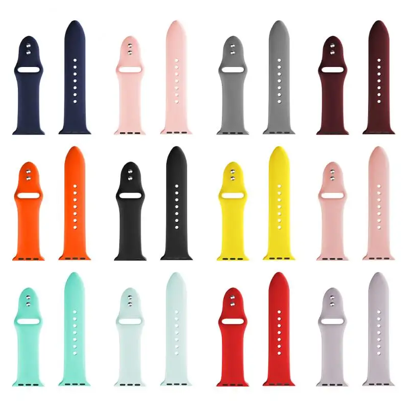 Высококачественный силиконовый спортивный ремешок для iWatch сменный часов Apple Watch