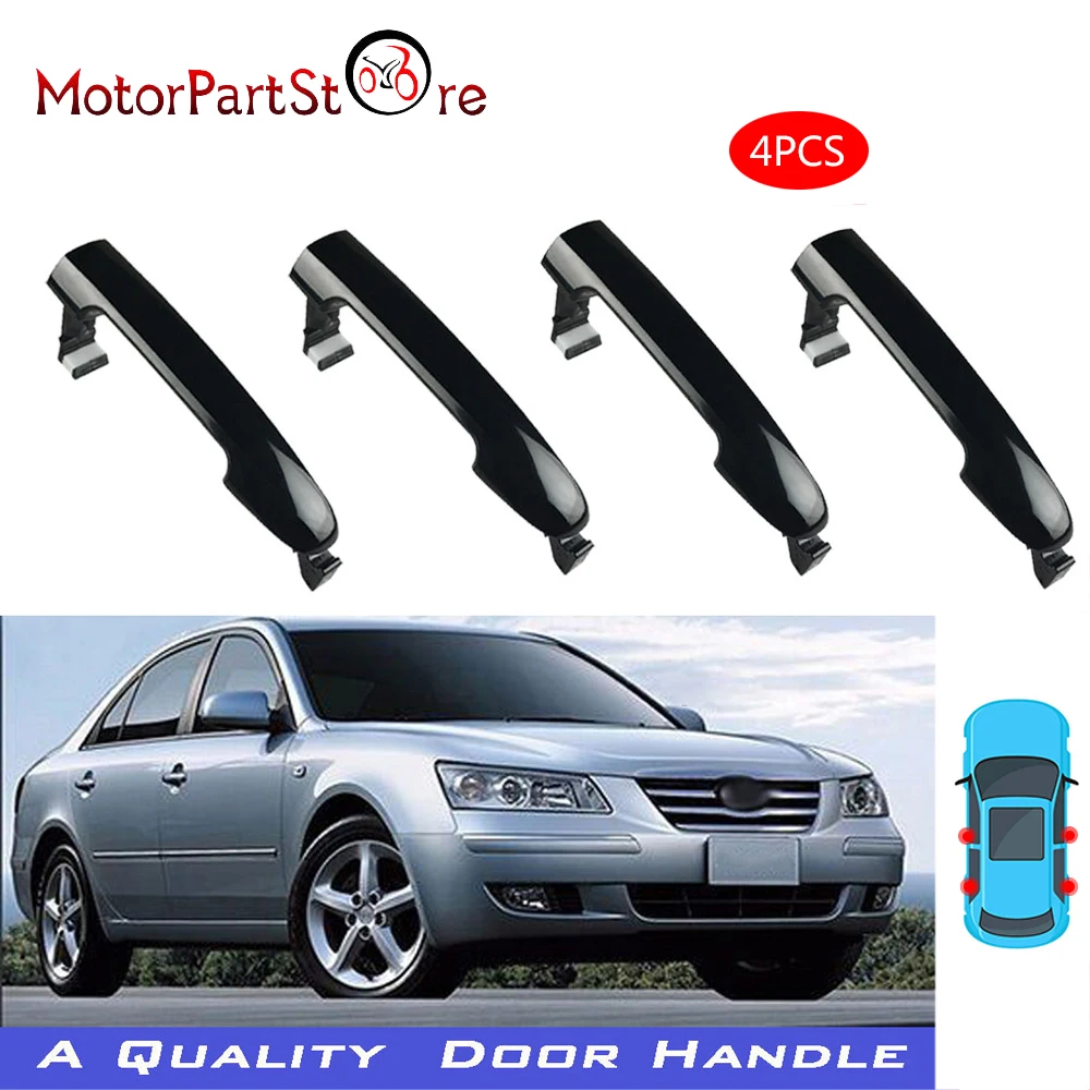 4 шт. наружная дверная ручка для Hyundai 05 10 Sonata 826513K000|Внешние дверные ручки| |