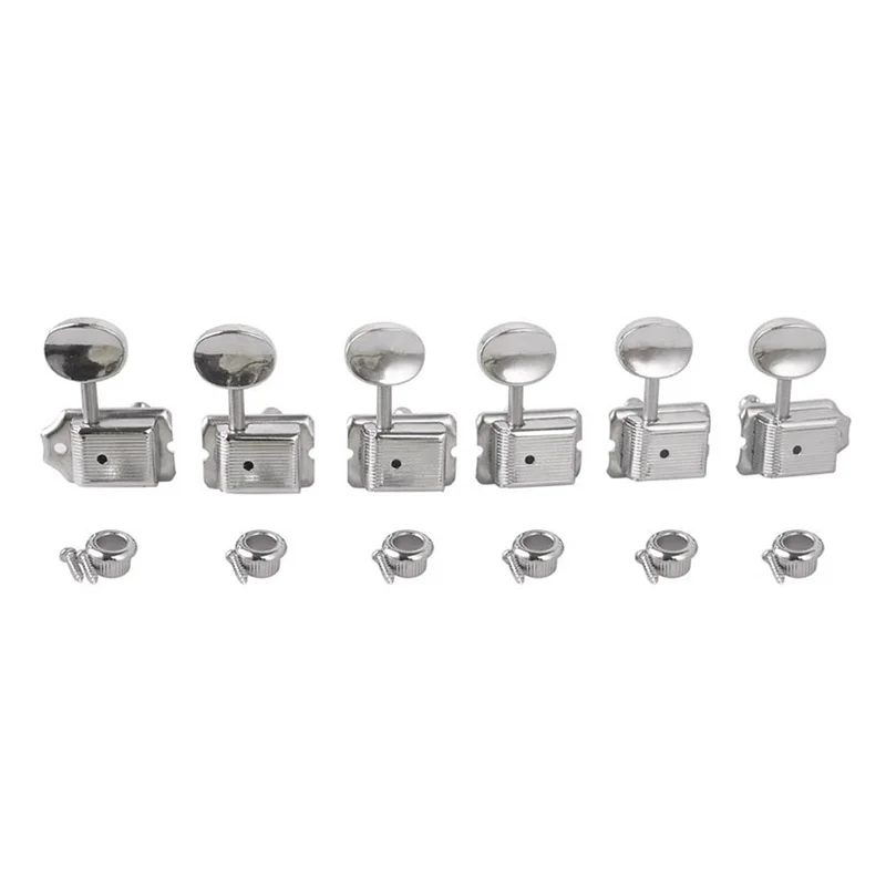 

6R Vintage Style Electric Guitar String Tuning Pegs Tuners Machine Heads for Stratocaster Strat for Telecaster