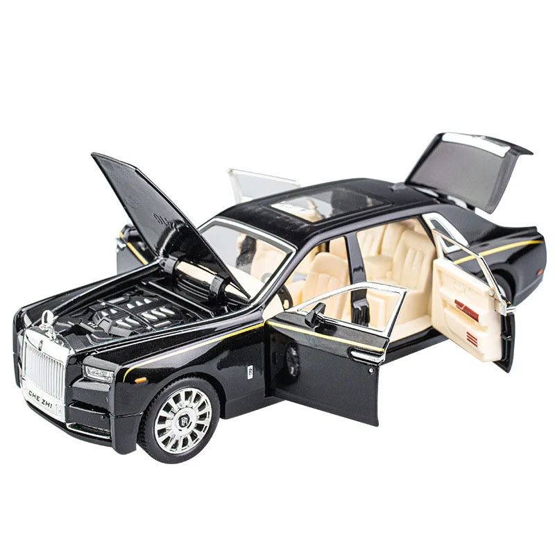 

1:24 Rolls-Royce Phantom Alloy Car Model Die Casts Vehicles Toy Car Collectible Metal Car Model High Simulation Kids Toy Gift