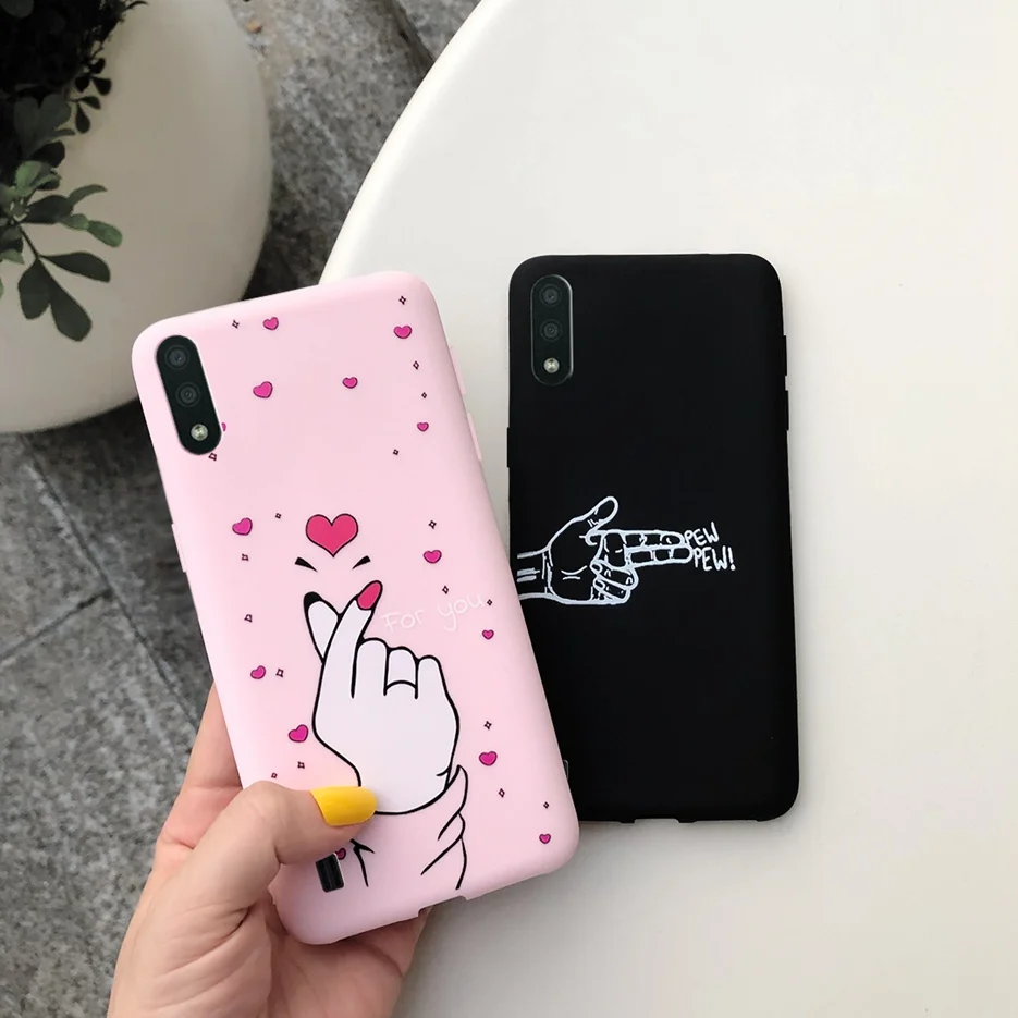 Чехол для Samsung A01 искусственный силиконовый мягкий чехол 5 7 дюйма Galaxy A 01 A015F чехлы