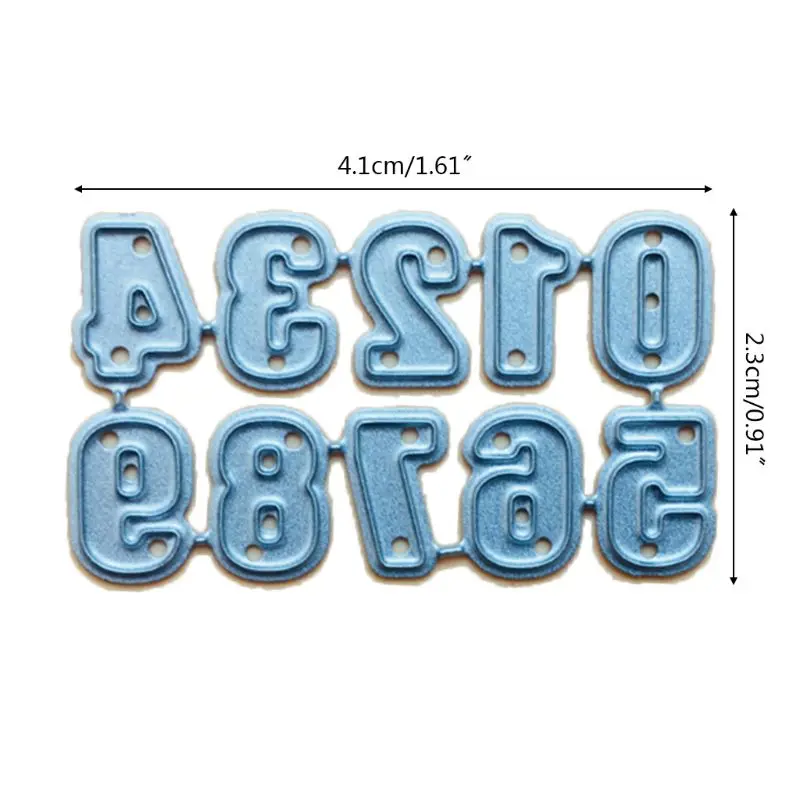 Металлические Вырубные штампы с цифрами искусственная кожа бумажная карта