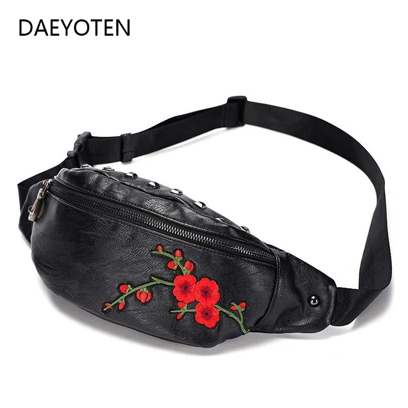 Модная женская поясная сумка с вышивкой DAEYOTEN в китайском стиле новые поясные