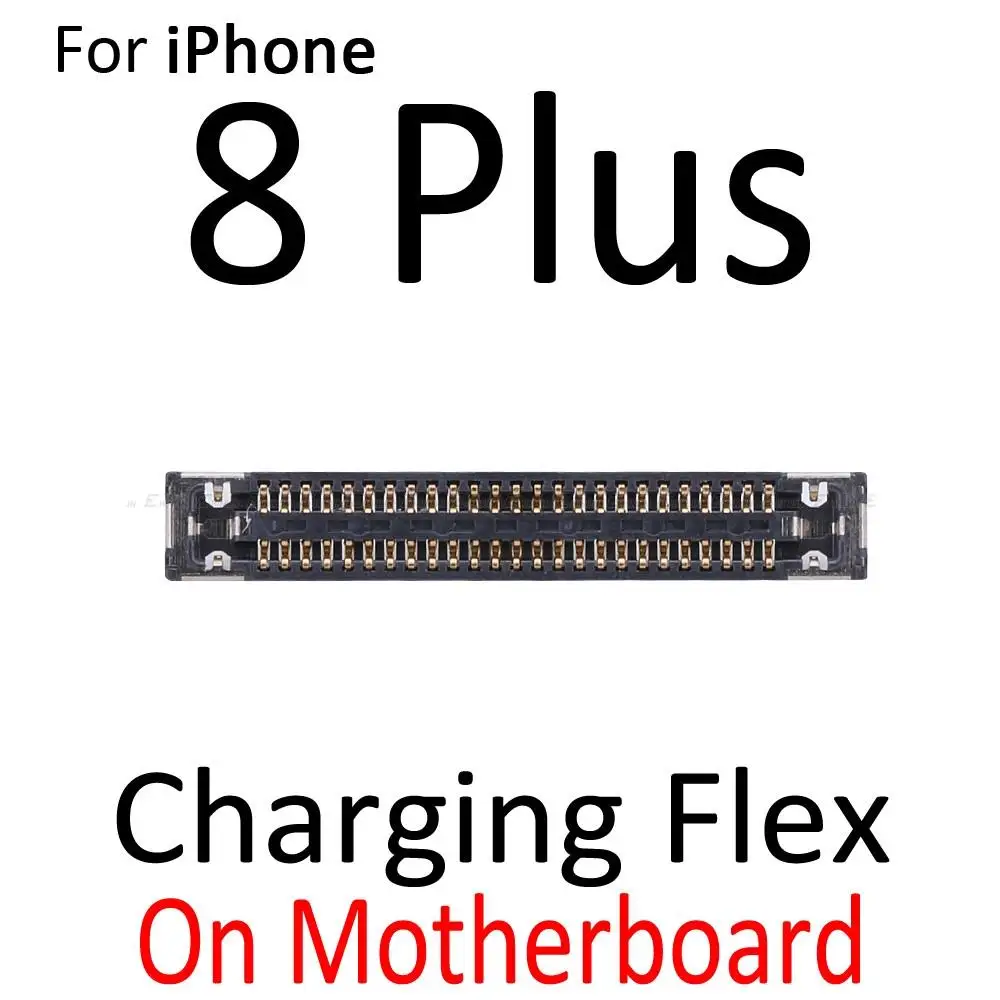 2pcs For iPhone 6S 7 8 Plus X XS Max XR On Motherboard Flex Cable FPC Connector Charger Charging Dock Port Socket Repair Parts images - 6