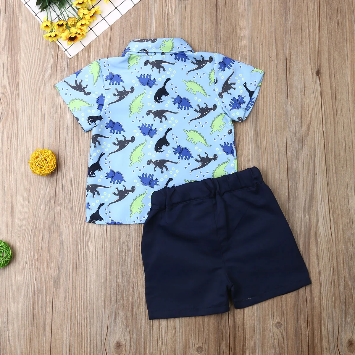 2019 Детская летняя одежда для маленьких мальчиков джентльменов красочные модели