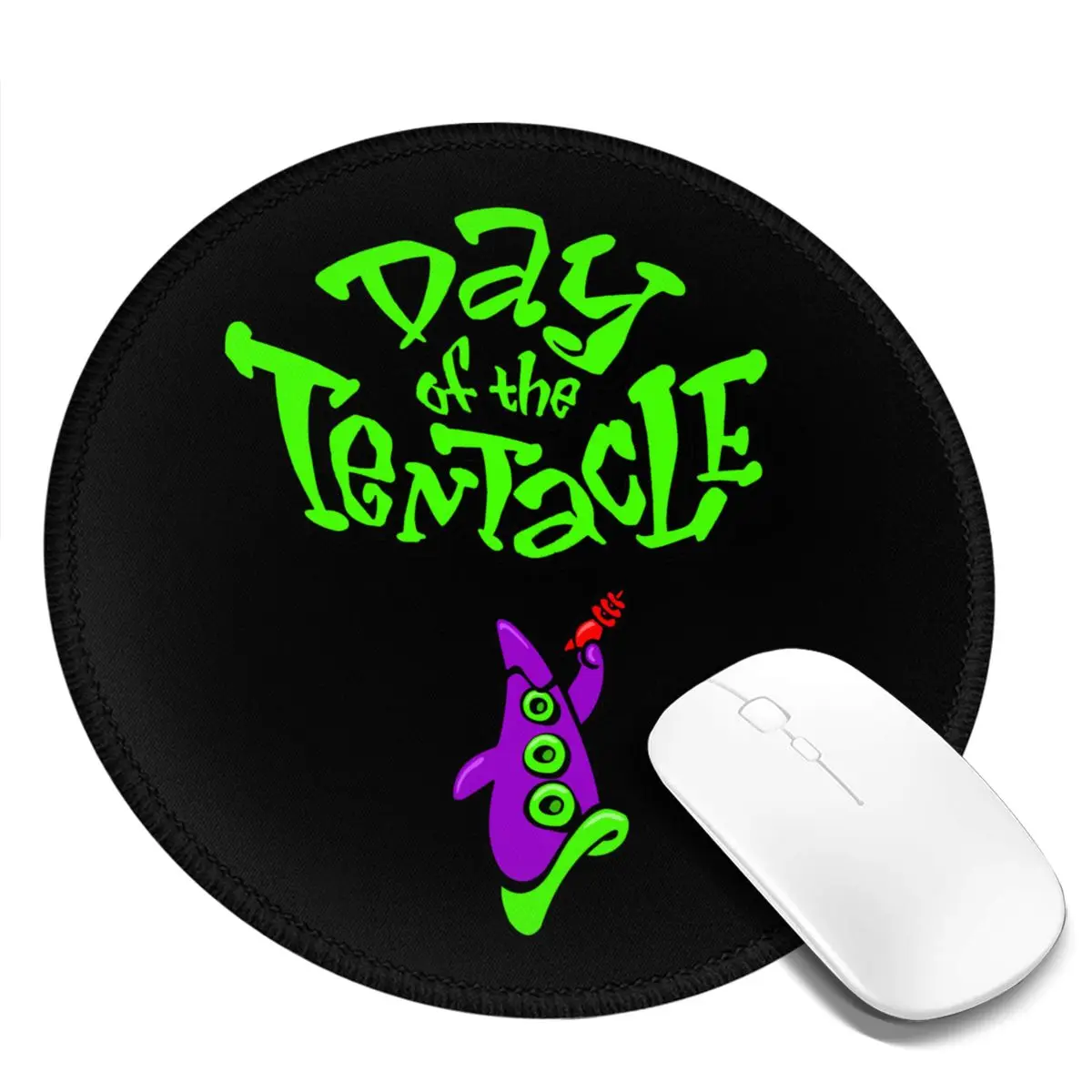 

Tentacle Mouse Pad Maniac Mansion Day of the Tentacle Rubber Table Mousepad Anti-Slip Original Cheap Photo Mouse Mat