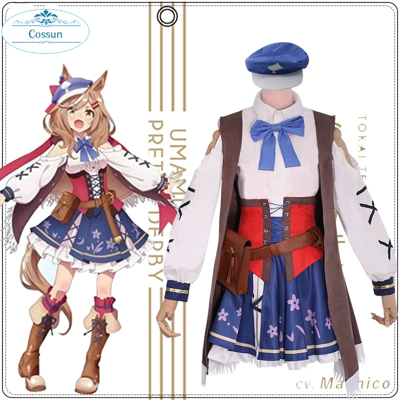 

Anime! Umamusume:Pretty Derby Matikanetannhauser Jocket Suit Uniform Cosplay Costume Halloween Party Outfit Role Play Women NEW