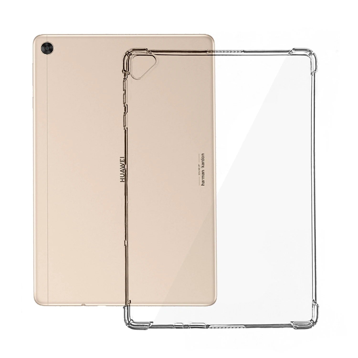 

Silicon Case For Huawei Enjoy Tablet 2 Matepad T10S AGS3-L09 AGS3-W09 T10 10.1'' Transparent Case Soft TPU Back Tablet Cover