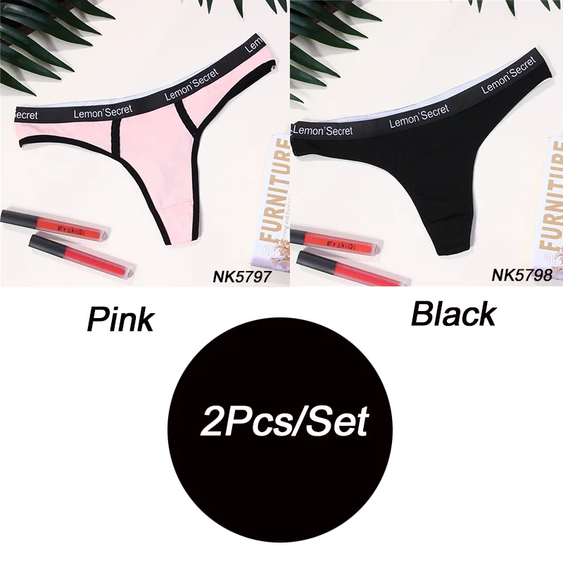Set 4 VDOGRIR Бесшовные женские хлопковые стринги нижнее белье женское белье Стринги женское белье с низкой талией, Женский стринги на половые органы трусы - Цвет: Set 4