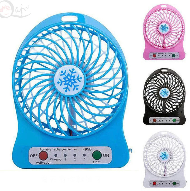 

Mini Portable Fan Usb Rechargeable Fan Mini Desk Third Wind LED Light Fan Air Cooler Rechargeable Air Cooler Cooling Fans