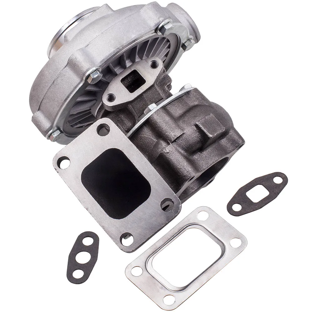 Турбокомпрессор T04E T3/T4 .57 A/R 400 + HP BOOST STAGE III 4 bolt 0 57 турбина 5 для двигателя л-Л |
