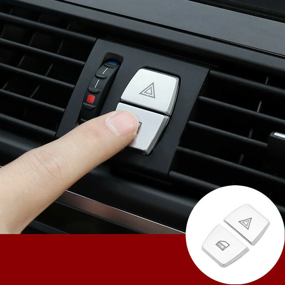 2 * Автомобильное Предупреждение противотуманных фар пуговицы крышка отделка